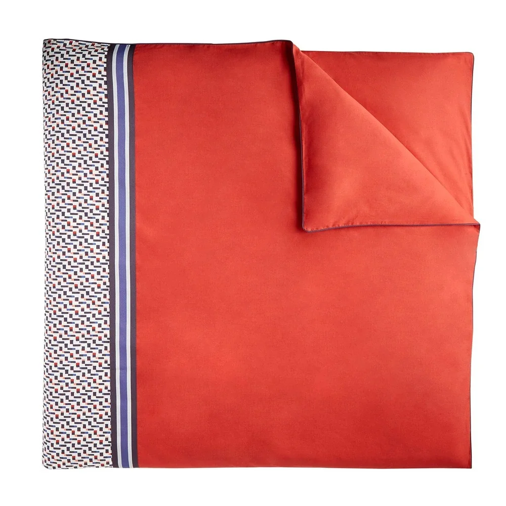 Lacoste Comforter Set Twin/Twin XL Red New Grove Geometric 2000000835